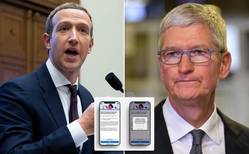 Facebook Vs. Apple: Az almás cég azonnal visszavágott