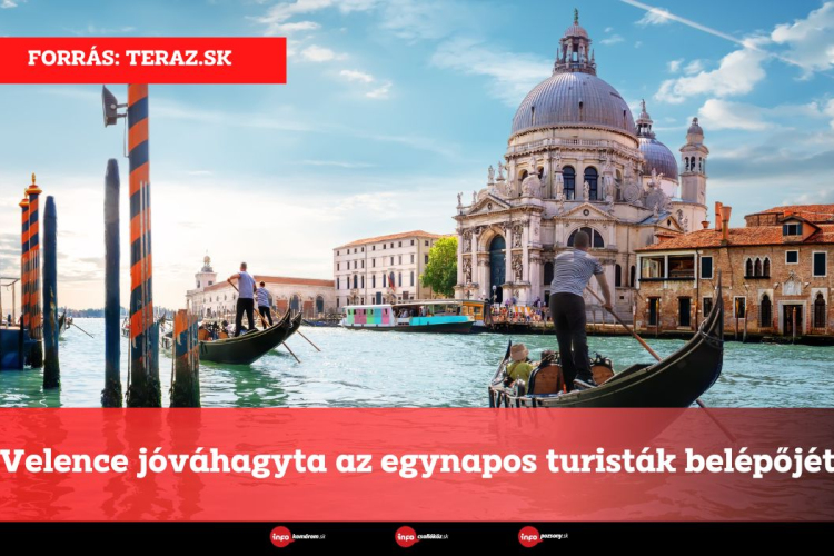 Velence jóváhagyta az egynapos turisták belépőjét