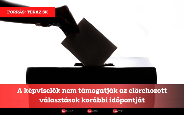 A képviselők nem támogatják az előrehozott választások korábbi időpontját