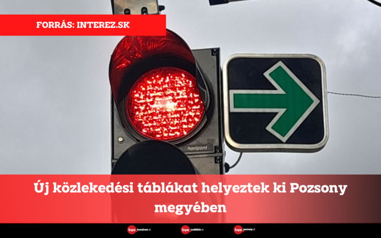 Új közlekedési táblákat helyeztek ki Pozsony megyében