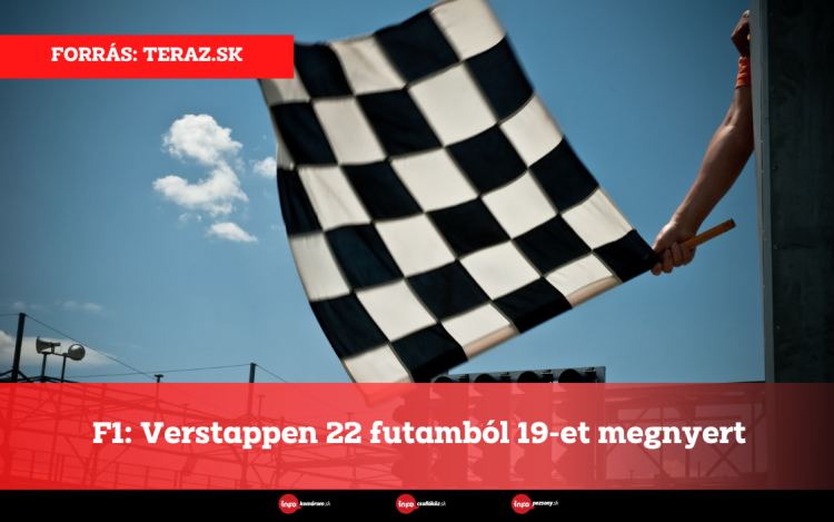 F1: Verstappen 22 futamból 19-et megnyert