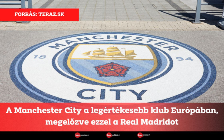 A Manchester City a legértékesebb klub Európában, megelőzve ezzel a Real Madridot