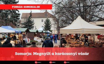 Somorja: Megnyílt a karácsonyi vásár