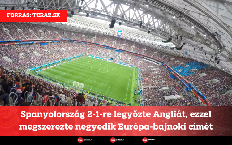 Spanyolország 2-1-re legyőzte Angliát, ezzel megszerezte negyedik Európa-bajnoki címét