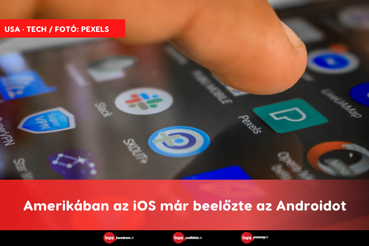 Amerikában az iOS már beelőzte az Androidot