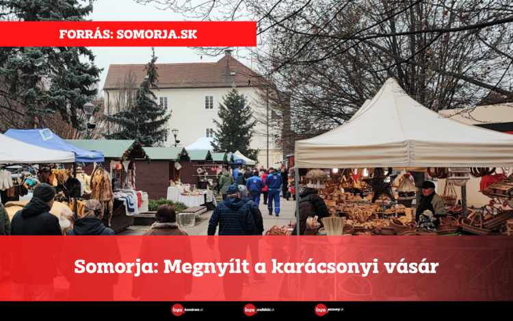 Somorja: Megnyílt a karácsonyi vásár