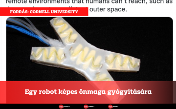 Egy robot képes önmaga gyógyítására