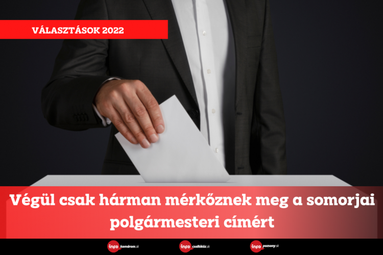 Végül csak hárman mérkőznek meg a somorjai polgármesteri címért