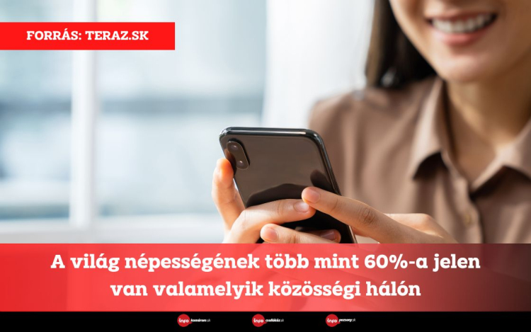 A világ népességének több mint 60%-a jelen van valamelyik közösségi hálón