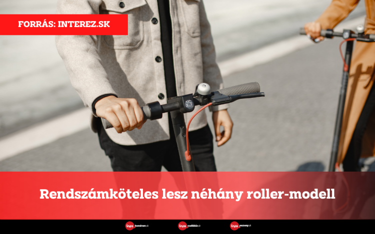 Rendszámköteles lesz néhány roller-modell