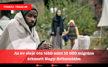 Az év eleje óta több mint 10 000 migráns érkezett Nagy-Britanniába