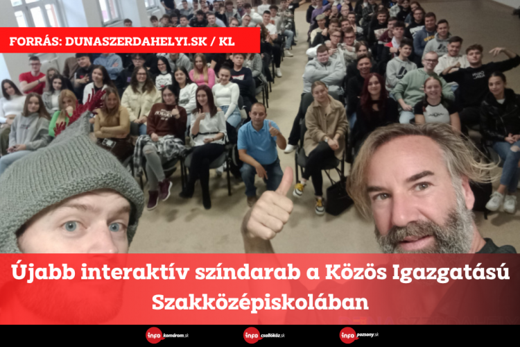 Újabb interaktív színdarab a Közös Igazgatású Szakközépiskolában