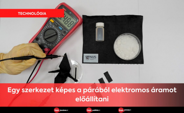 Egy szerkezet képes a párából elektromos áramot előállítani