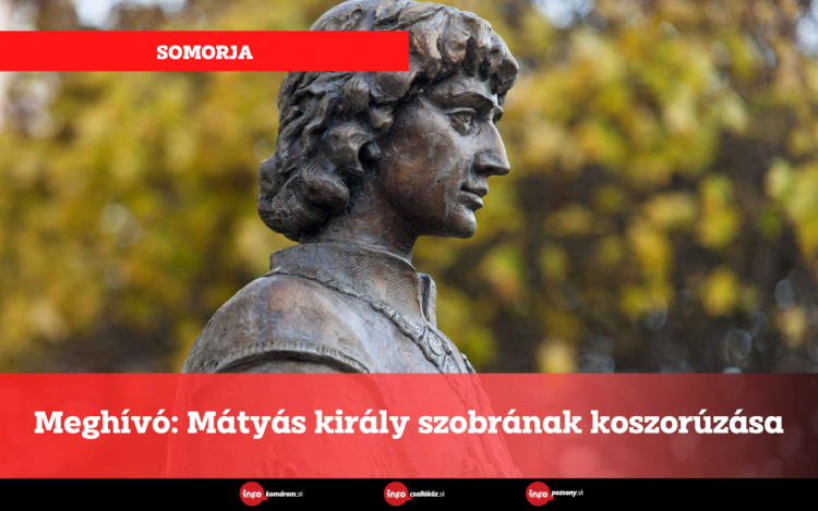 Meghívó: Mátyás király szobrának koszorúzása