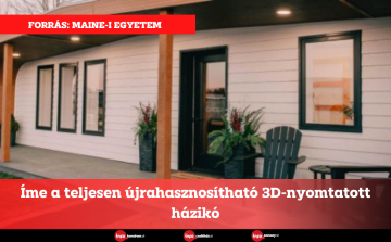 Íme a teljesen újrahasznosítható 3D-nyomtatott házikó