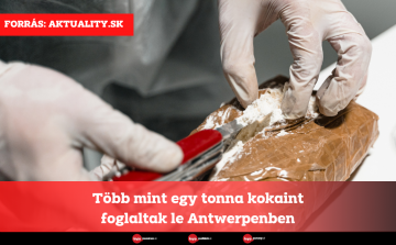 Több mint egy tonna kokaint foglaltak le Antwerpenben