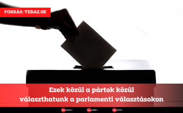 Ezek közül a pártok közül választhatunk a parlamenti választásokon