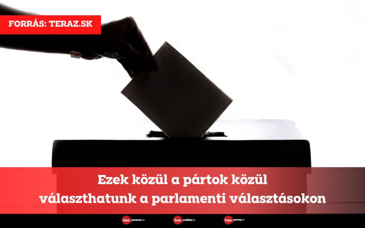 Ezek közül a pártok közül választhatunk a parlamenti választásokon